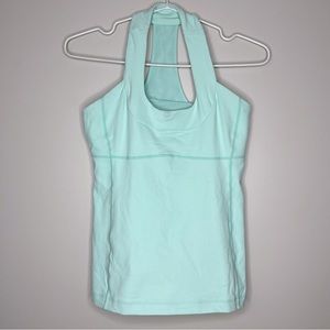 #203 Lululemon Mint Green Racerback Tank with Bra